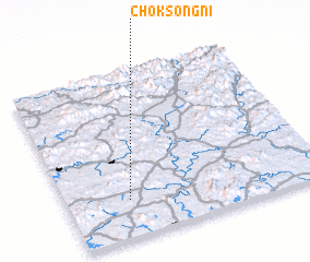 3d view of Chŏksŏng-ni