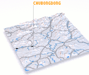 3d view of Chubong-dong