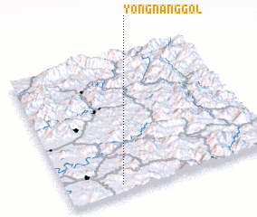 3d view of Yŏngnang-gol