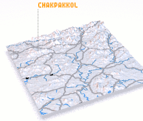3d view of Chakpak-kol