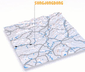 3d view of Songjŏng-dong