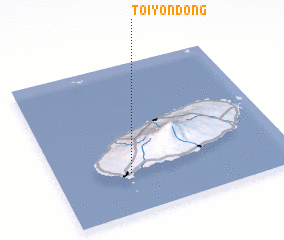 3d view of Toiyŏn-dong