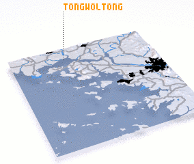 3d view of Tongwŏl-tong