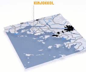 3d view of Kimjŏk-kol