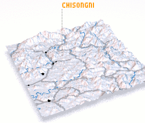 3d view of Chisŏng-ni