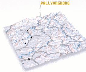 3d view of Pallyong-dong