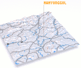 3d view of Mamyŏng-gol