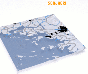 3d view of Sŏnjae-ri