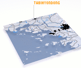 3d view of Tabihyŏn-dong