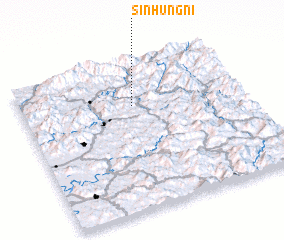 3d view of Sinhŭng-ni