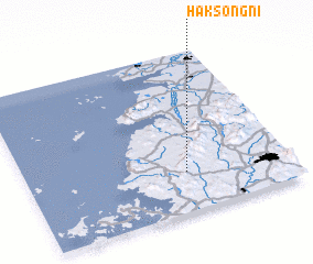 3d view of Haksŏng-ni