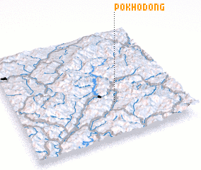 3d view of Pokho-dong