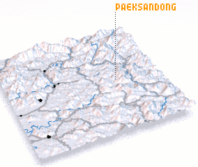 3d view of Paeksan-dong