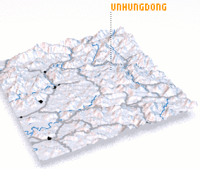 3d view of Unhŭng-dong