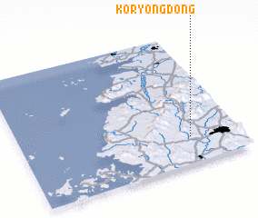 3d view of Koryong-dong