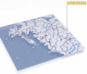 3d view of Sinbong-ni