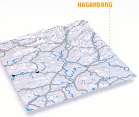 3d view of Hagam-dong