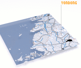 3d view of Yŏn-dong