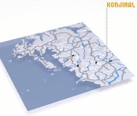 3d view of Kŏnji-mal