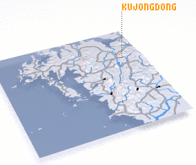 3d view of Kujŏng-dong