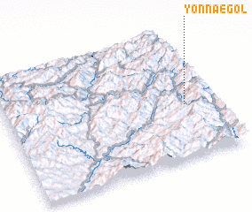 3d view of Yŏnnae-gol