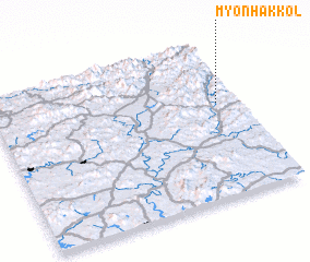 3d view of Myŏnhak-kol