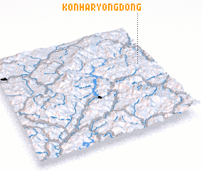 3d view of Kŏnharyŏng-dong