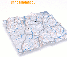 3d view of Sangsangan-gol