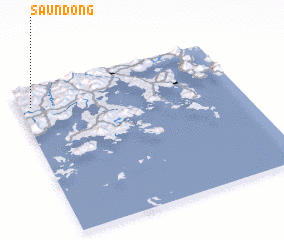 3d view of Saŭn-dong