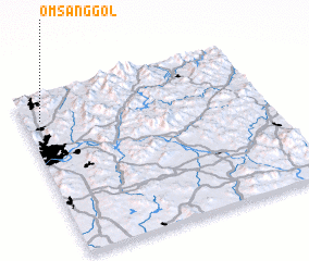 3d view of Ŏmsang-gol