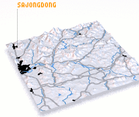 3d view of Sajŏng-dong