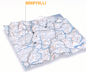 3d view of Hokpyŏl-li