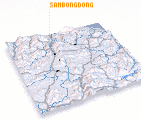 3d view of Sambong-dong