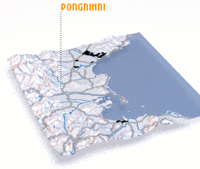 3d view of Pongnim-ni