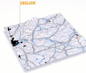 3d view of Sagijŏm