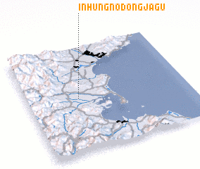 3d view of Inhŭng-nodongjagu