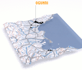 3d view of Ŏgŭm-ni