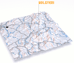 3d view of Wŏlgye-ri