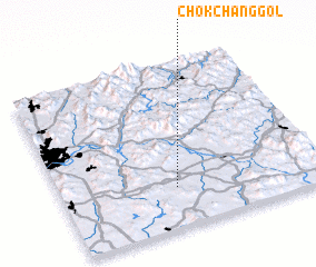 3d view of Chokchang-gol