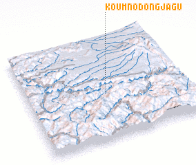 3d view of Koŭm-nodongjagu