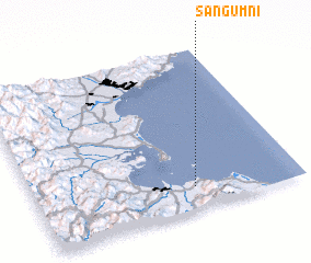 3d view of Sangŭm-ni