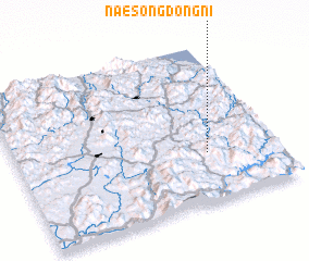 3d view of Naesŏngdong-ni