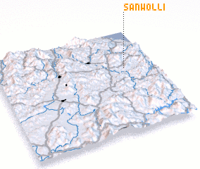 3d view of Sanwŏl-li