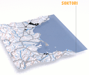 3d view of Sŏkto-ri