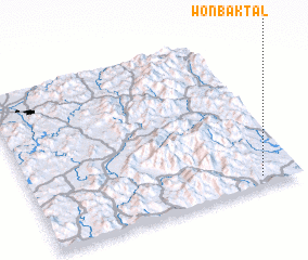 3d view of Wŏnbaktal