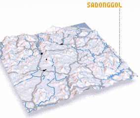 3d view of Sadong-gol