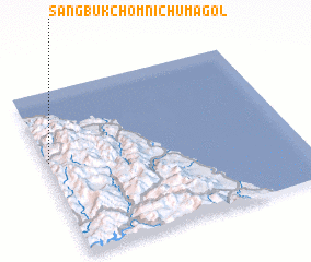 3d view of Sangbukchŏmnichuma-gol