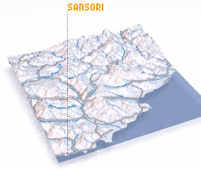 3d view of Sansŏ-ri