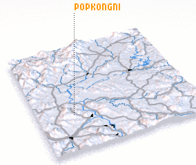 3d view of Pŏpkong-ni