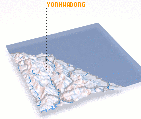 3d view of Yŏnhwa-dong